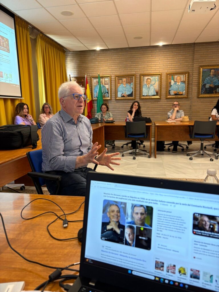 Conferenza L’impalcatura narrativa di Maurizio de Giovanni