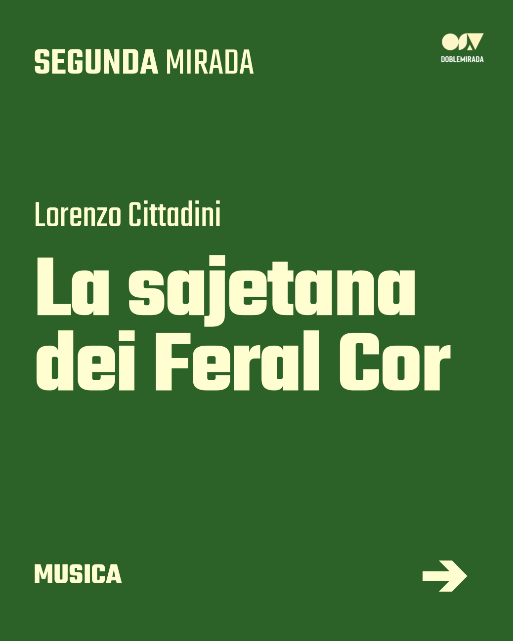 La sajetana dei Feral Cor