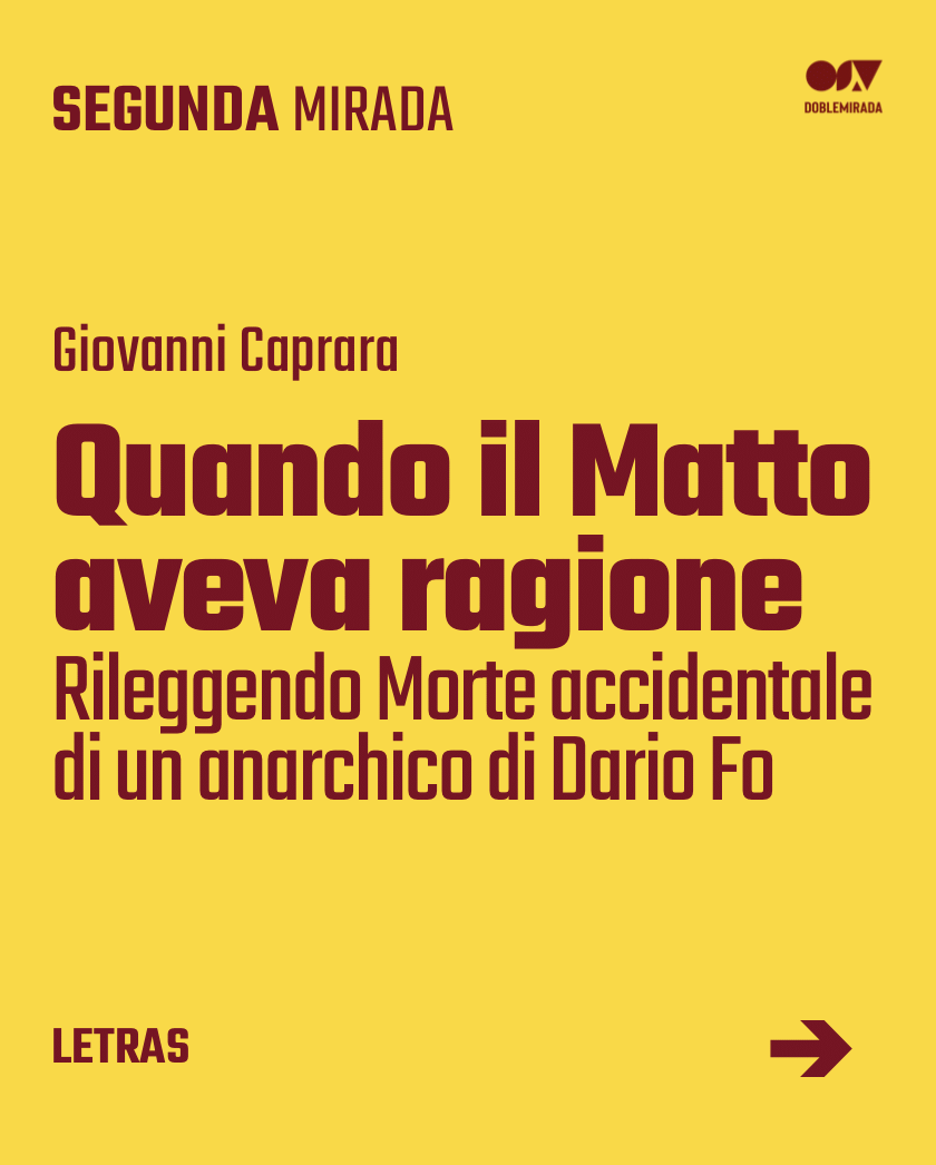 Morte accidentale di un anarchico di Dario Fo